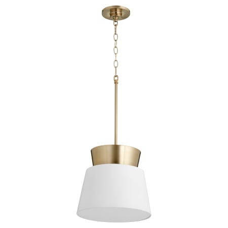 A large image of the Quorum International 8006-0 Studio White / Aged Brass