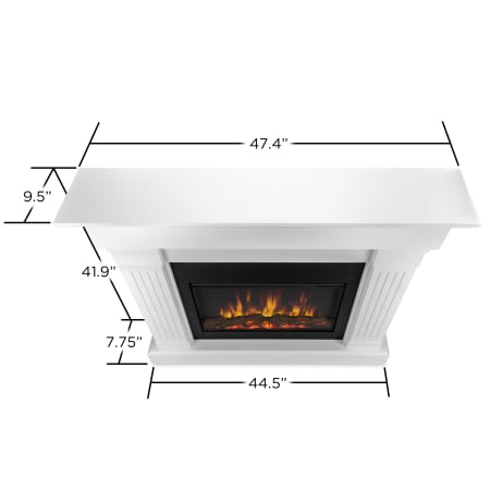 Real Flame 8020E A large image of the Real Flame 8020E Real Flame-8020E-Dimensional View