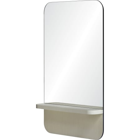 A large image of the Ren Wil MT2433-SAUNDERS-SHELF-MIRROR Angled View