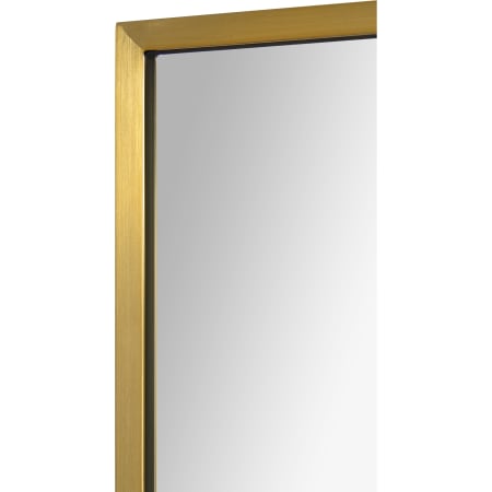 A large image of the Ren Wil MT245-RODERICK-MIRROR Satin Brass - Frame Detail