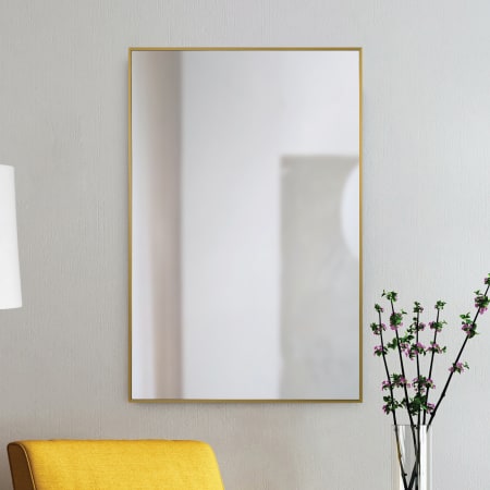 A large image of the Ren Wil MT245-RODERICK-MIRROR Satin Brass