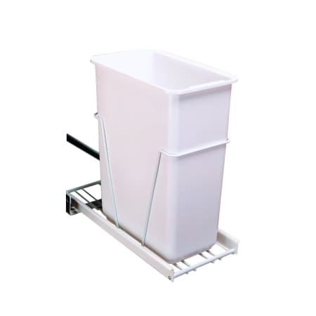 Rev-A-Shelf RV-9PB White RV Series Bottom Mount Single Bin Trash Can ...