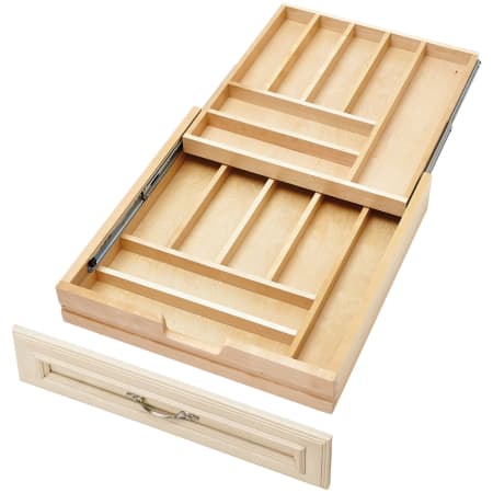 A large image of the Rev-A-Shelf 4WTCD-24-1 Natural Wood