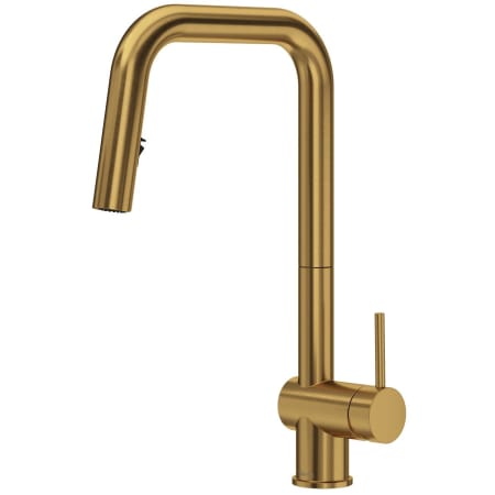 A large image of the Riobel AZSQ201 Brushed Gold