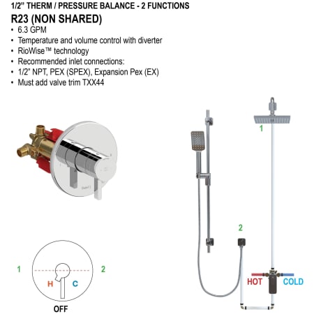 A large image of the Riobel R23 CS-WS Alternative View