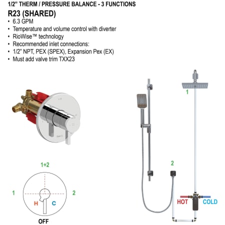 A large image of the Riobel R23 GS Alternative View