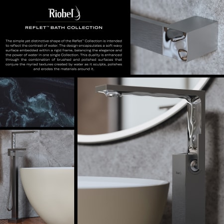 A large image of the Riobel R23 Reflet Infographic