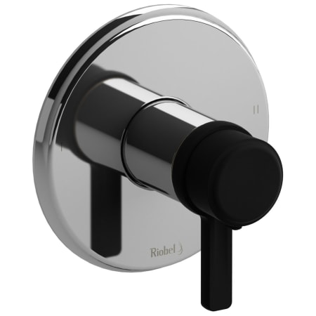 A large image of the Riobel TMMRD44J Chrome / Black