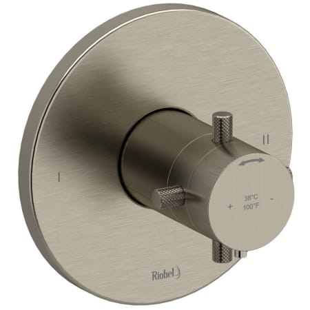 A large image of the Riobel TRUTM44+KN Brushed Nickel