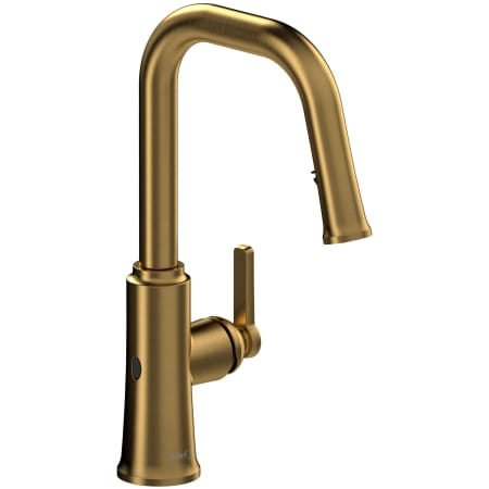 A large image of the Riobel TTSQ111 Brushed Gold