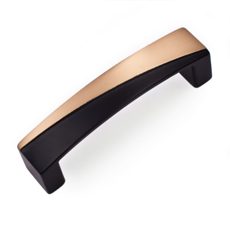 A large image of the RK International CP 671 Satin Brass with Black