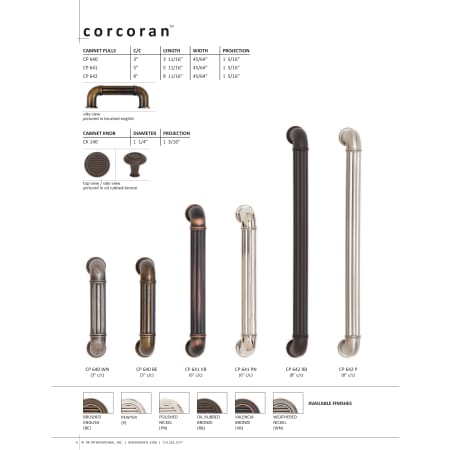 A large image of the RK International CP 641 Corcoran Collection