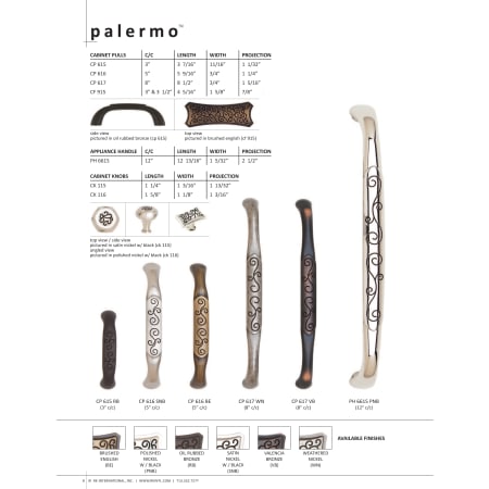 A large image of the RK International CF 915 Palermo Collection