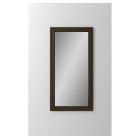 A large image of the Robern DC1630D6BMGLE Mirrored with Brushed Bronze Frame