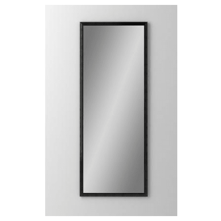 A large image of the Robern DC1640D4RMGRE Mirrored with Brushed Black Frame