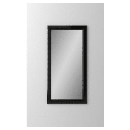Robern Dc2040d6bmgle74 Mirrored With Brushed Black Frame Main Line 20 X 40 X 6 Single Door Medicine Cabinet With Bryn Mawr Frame Left Hinge Integrated Electrical Faucet Com