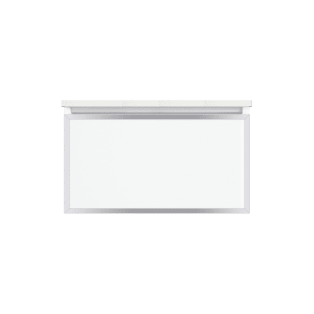 A large image of the Robern VP30H2D21PS White with Chrome Frame