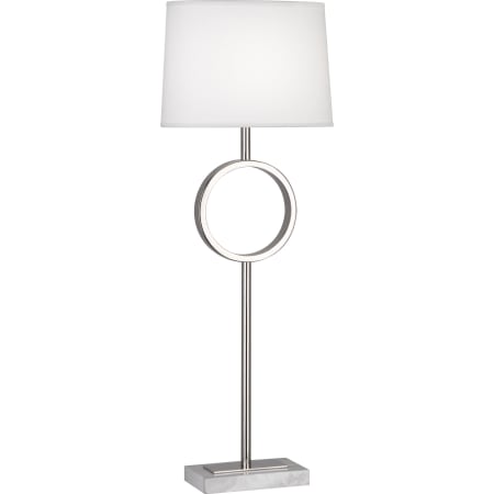 A large image of the Robert Abbey Logan Ascot CM Buf Lamp Polished Nickel