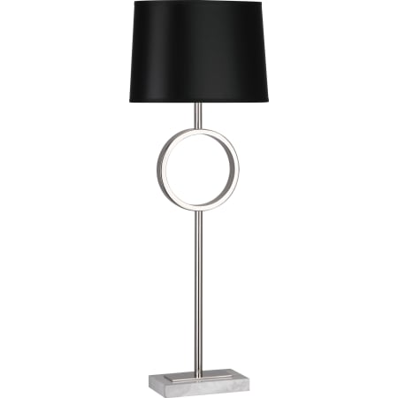 A large image of the Robert Abbey Logan OPQ CM Buf Lamp Polished Nickel