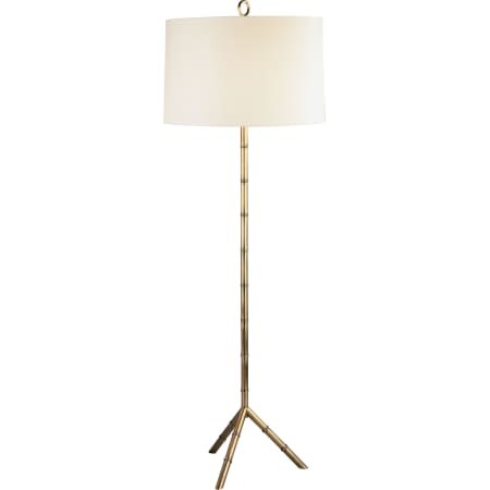 A large image of the Robert Abbey Meurice Club Linen FL Modern Brass