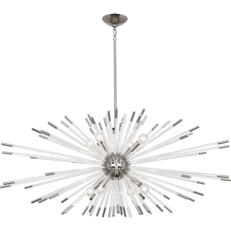 A large image of the Robert Abbey Andromeda Chandelier 45 Robert Abbey-Andromeda 45-Nickel Full