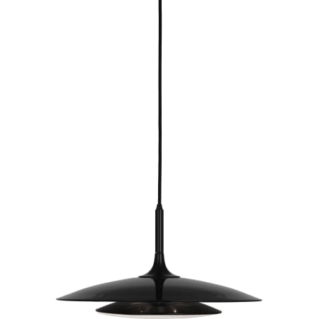 A large image of the Robert Abbey Axiom Pendant Robert Abbey-Axiom Pendant-Gloss Black Full