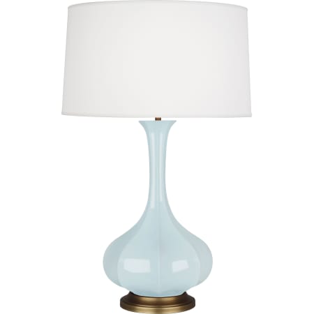 A large image of the Robert Abbey Pike Brass Accent TL Baby Blue