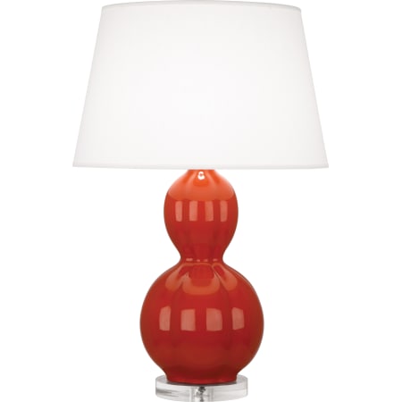 A large image of the Robert Abbey Randolph LUC Accent TL Rusty Red Orange