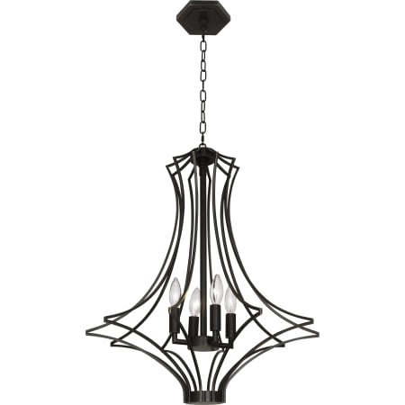 A large image of the Robert Abbey Grace Chandelier Alternate Image