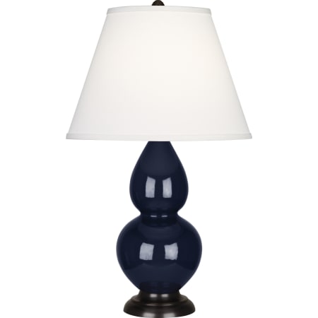 A large image of the Robert Abbey S DBL Gourd DUP BZ AL Midnight Blue