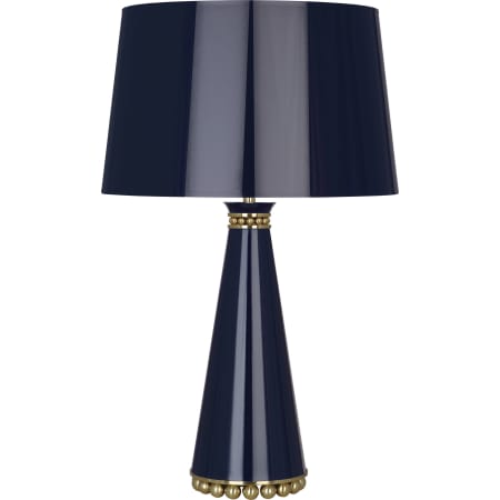 A large image of the Robert Abbey Pearl OPQ Brass TL Midnight Blue