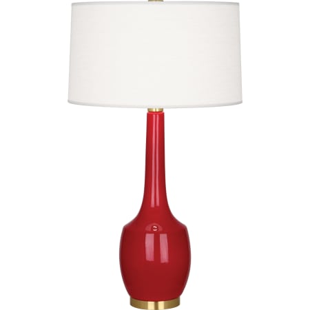 A large image of the Robert Abbey Delilah TL Ruby Red