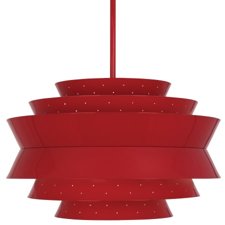 A large image of the Robert Abbey Pierce Pendant Ruby Red Gloss
