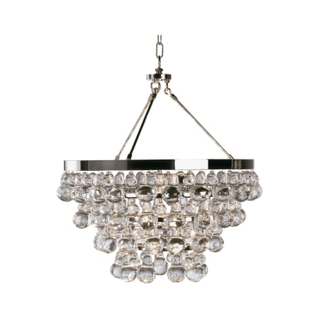 A large image of the Robert Abbey Bling S Chandelier Polished Nickel