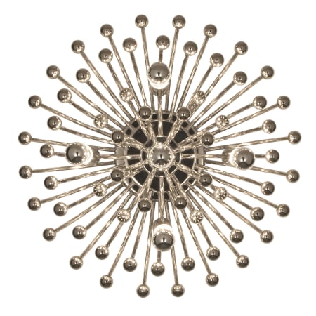 A large image of the Robert Abbey Anemone Flush 24 Polished Nickel