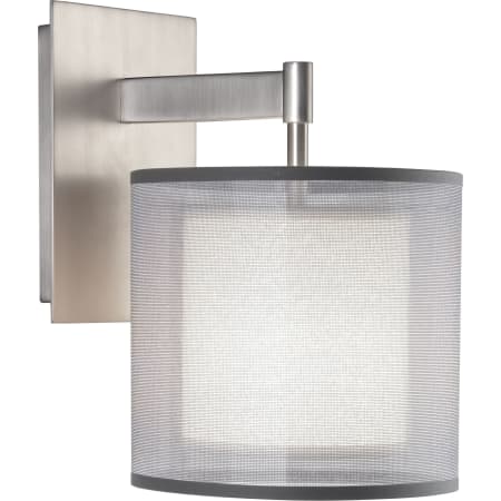 A large image of the Robert Abbey Saturnia Wall Sconce Stainless