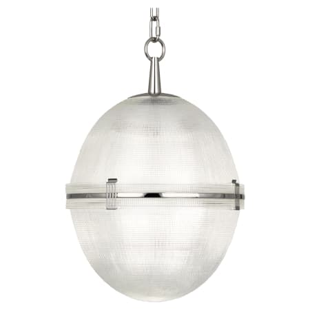 A large image of the Robert Abbey Brighton Ball Pendant Polished Nickel