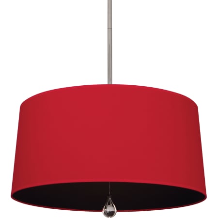 A large image of the Robert Abbey Custis Pendant Richmond Red / Blacksmith Black