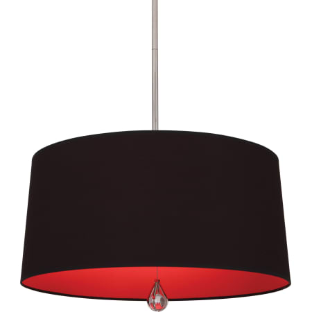 A large image of the Robert Abbey Custis Pendant Blacksmith Black / Richmond Red