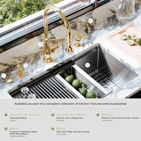 A large image of the Rohl LS850P Infographic