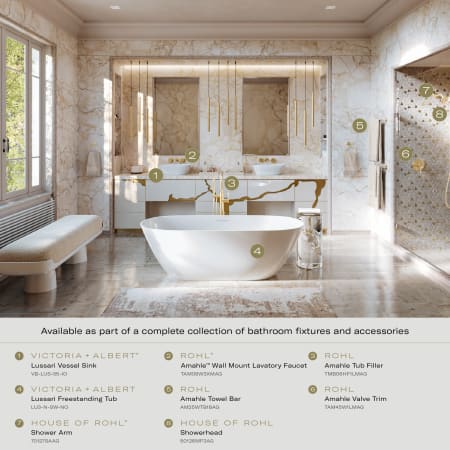 A large image of the Rohl 50126MF3 Room Image