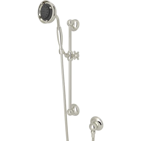 Rohl 1311pn Polished Nickel Wall Mounted Hand Shower With Br Rohl 1311
