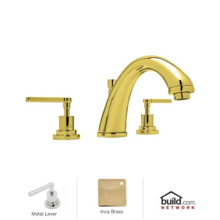 A large image of the Rohl A1284LM-2 Inca Brass