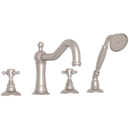 A large image of the Rohl A1404XM Satin Nickel