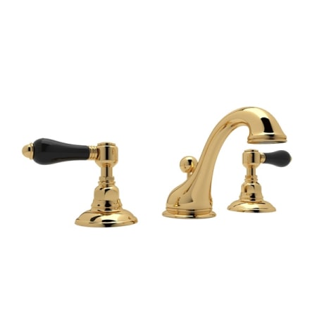 A large image of the Rohl A1408LPBK-2 Italian Brass
