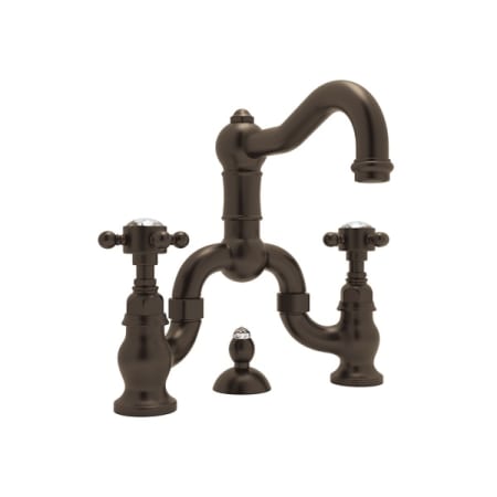 Rohl A1419xctcb 2 Tuscan Brass Country Bath Bridge Bathroom Faucet