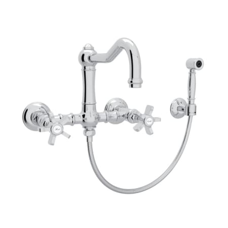 A large image of the Rohl A1456XWS-2 Polished Chrome