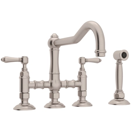 A large image of the Rohl A1458LMWS-2 Satin Nickel