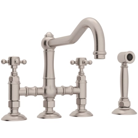 A large image of the Rohl A1458XMWS-2 Satin Nickel