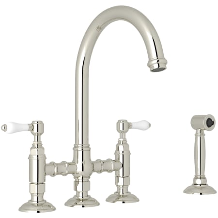 A large image of the Rohl A1461LPWS-2 Polished Nickel